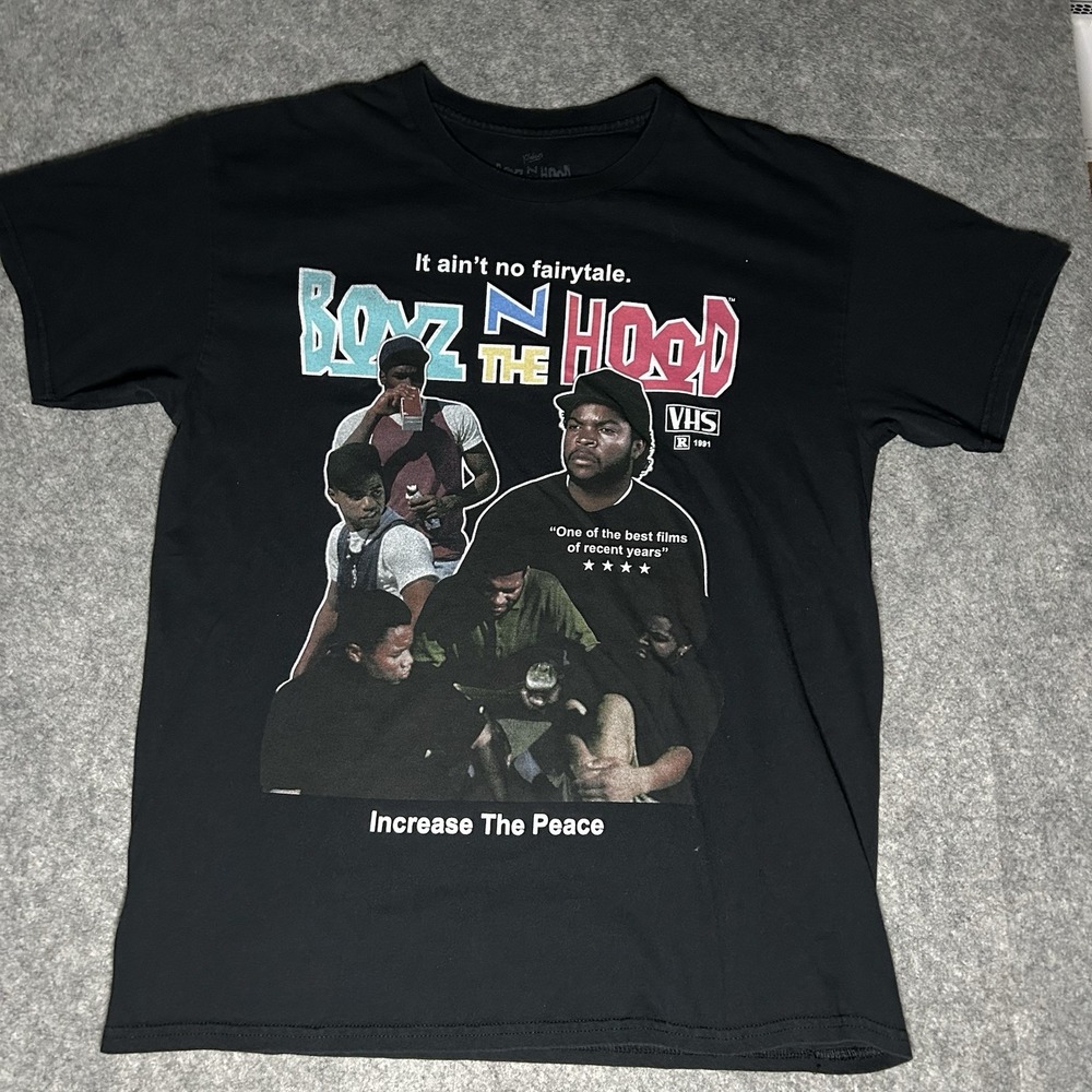 Boyz N The Hood Retro Men's Large Black T-shirt Movie Promo